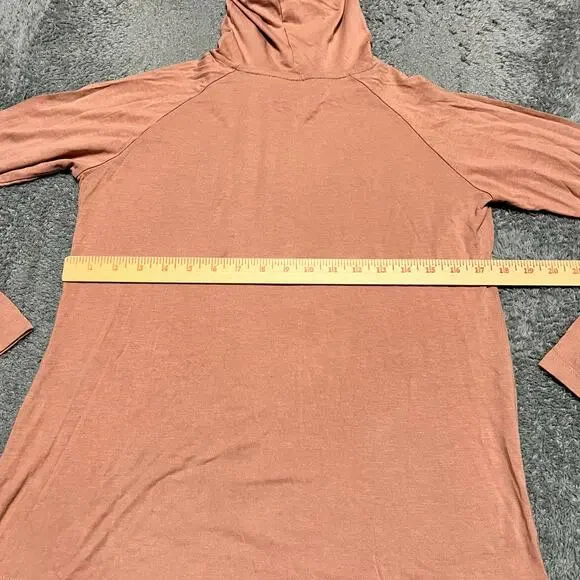 Free Fly Hoodie Womens Medium Bamboo Blend Pullover Performance Orange - Picture 5 of 8
